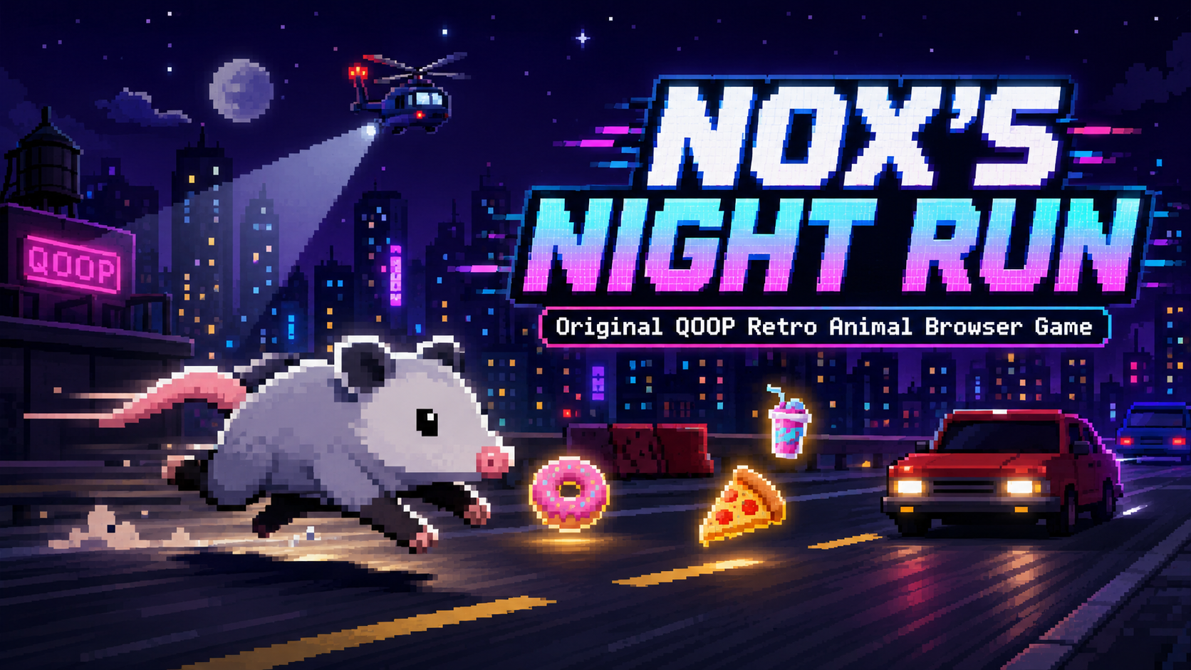 Nox's Night Run browser game cover